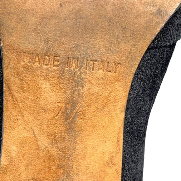 KORS‎ Michael Kors Black Italy Suede Pull On Booties - Picture 5 of 11